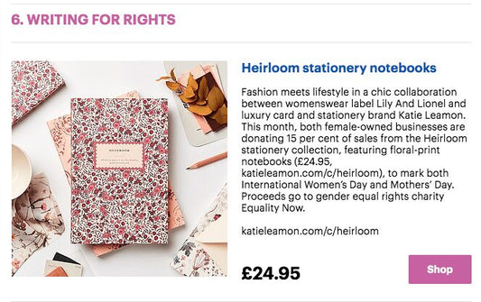 Heirloom Wild Rose Daily Mail Feature