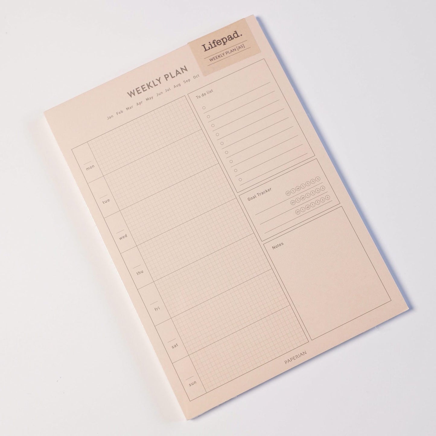 Paperian Lifepad A5 Weekly Planner