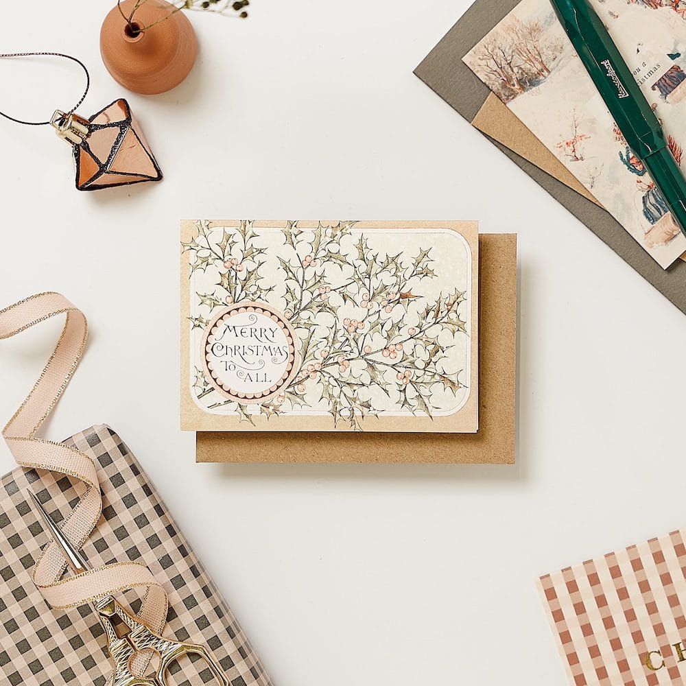 Relove Holly Berry A7 Christmas Card