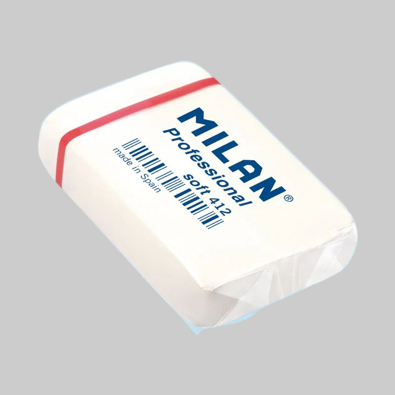 milan White soft 412 eraser