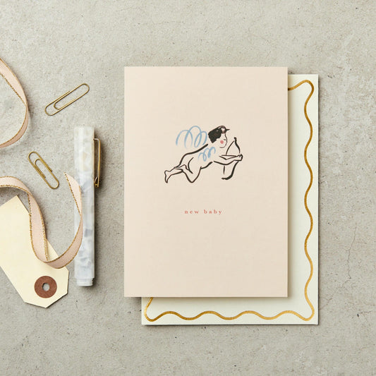 Cherub New Baby Card A6