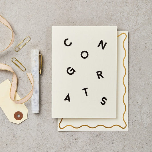 Congrats Scatter Card