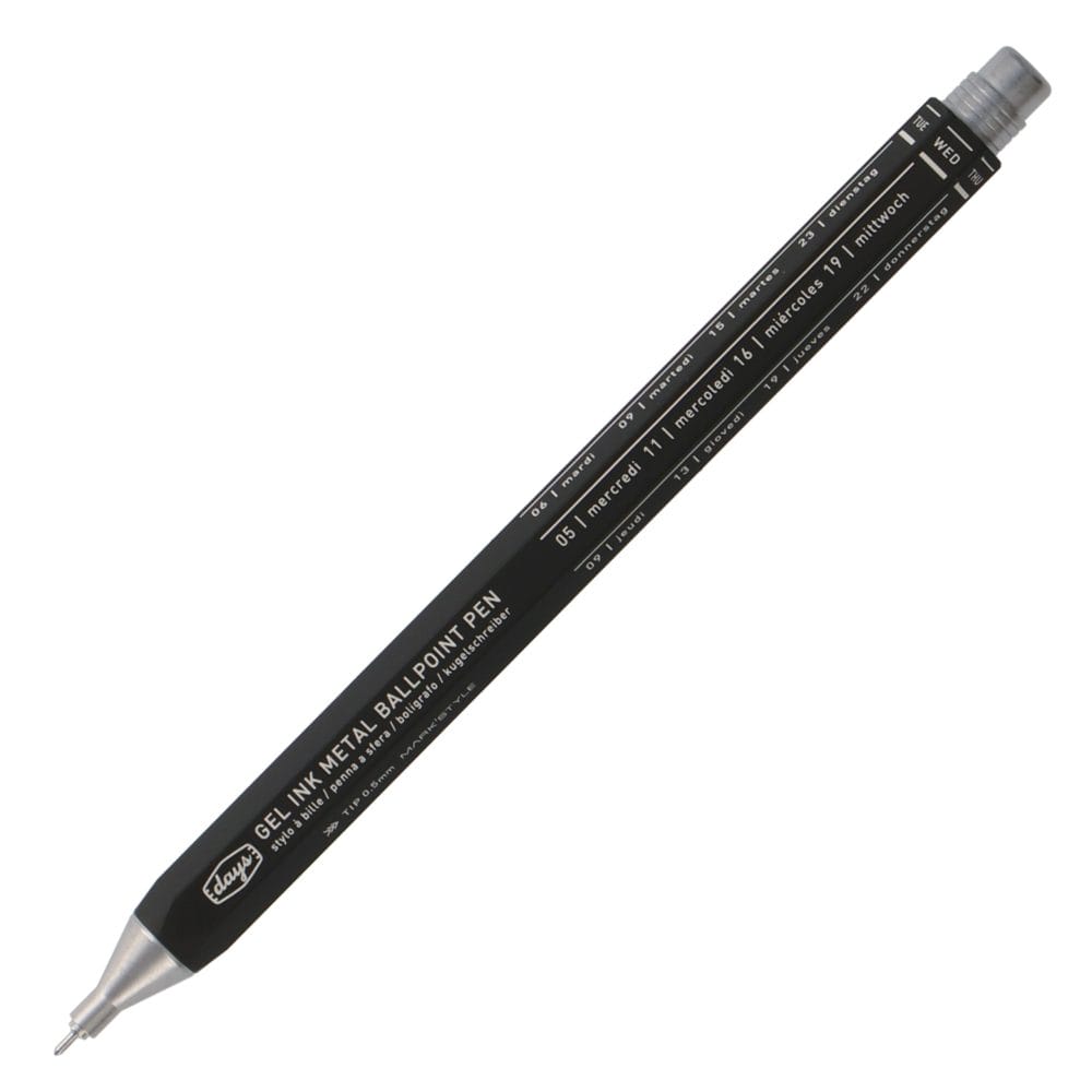 Gel Metal Ballpoint Pen in Black