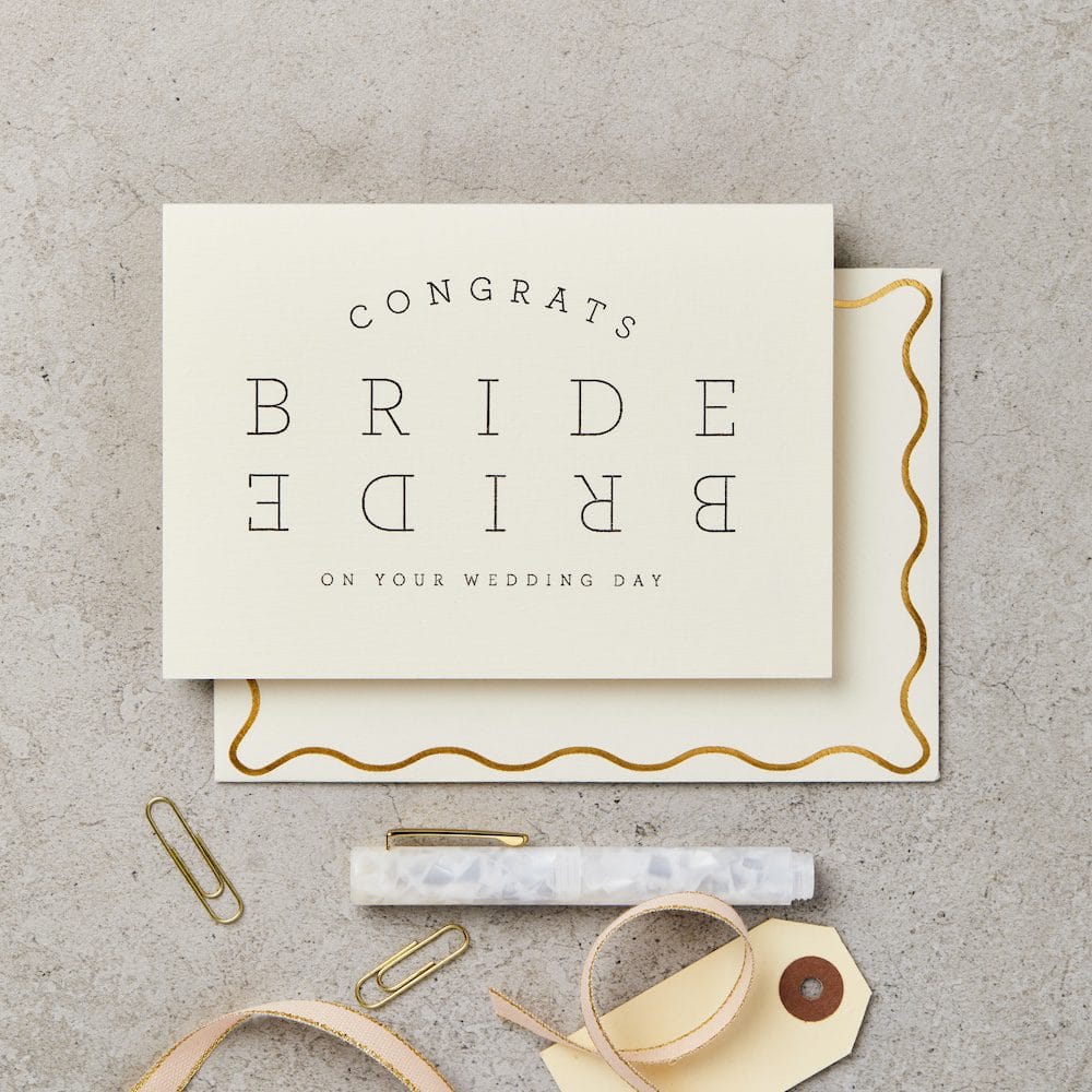 Congrats Bride & Bride Wedding Card