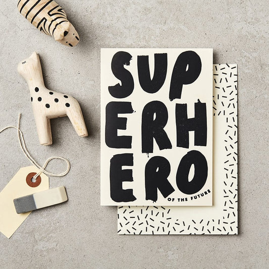 Future Superhero Greeting Card