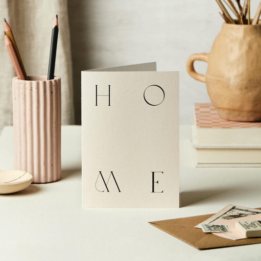 H-O-M-E Card