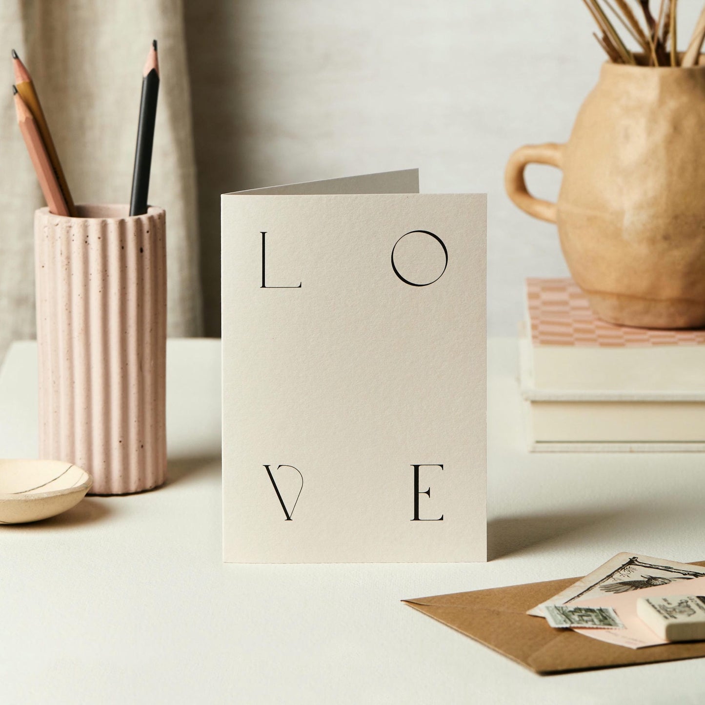 L-O-V-E Card – anniversary card – Katie Leamon