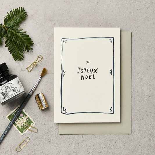 Pack of 6 Joyeux Noel Cards