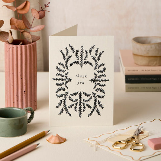 HP Thank You Fir Border