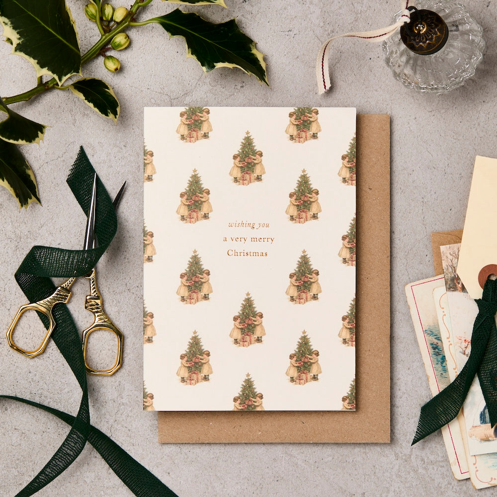 Vintage Tree Multi Christmas Card