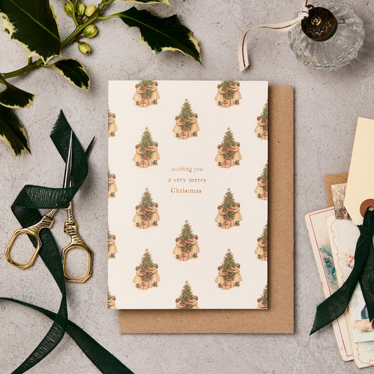 Vintage Tree Multi Christmas Card