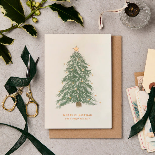 Box Set of 8 Tree & Lights Cards