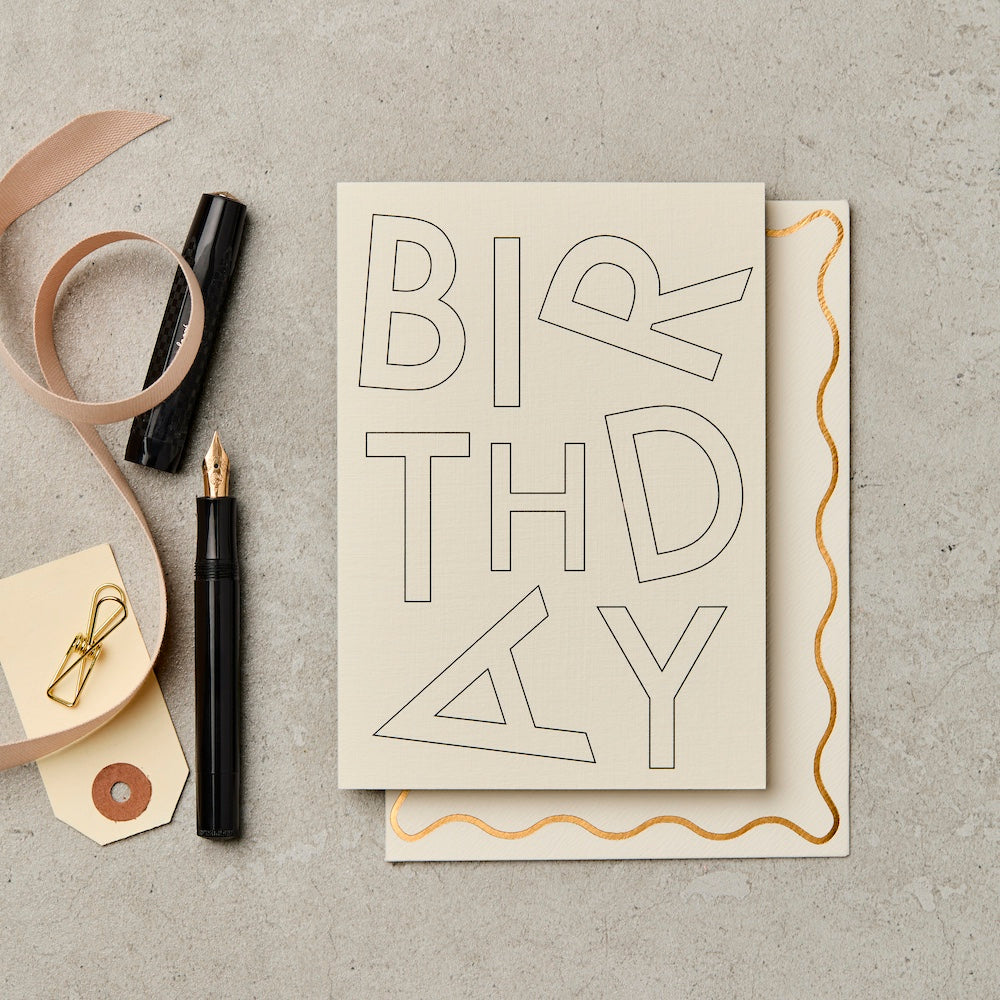 Scatter Big Birthday Card