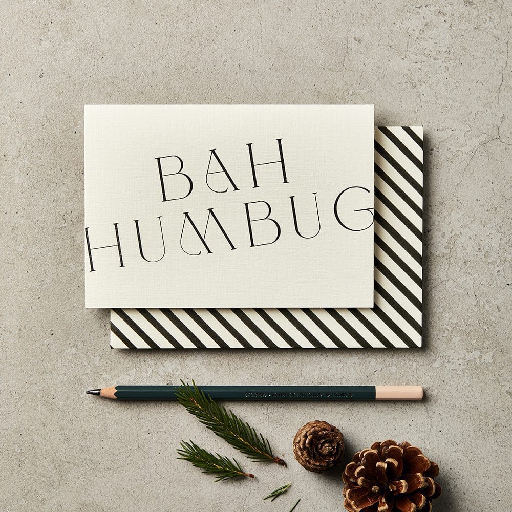 Box of 8 'Bah Humbug' Card