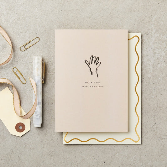 Ciao High Five Well Done Card A6