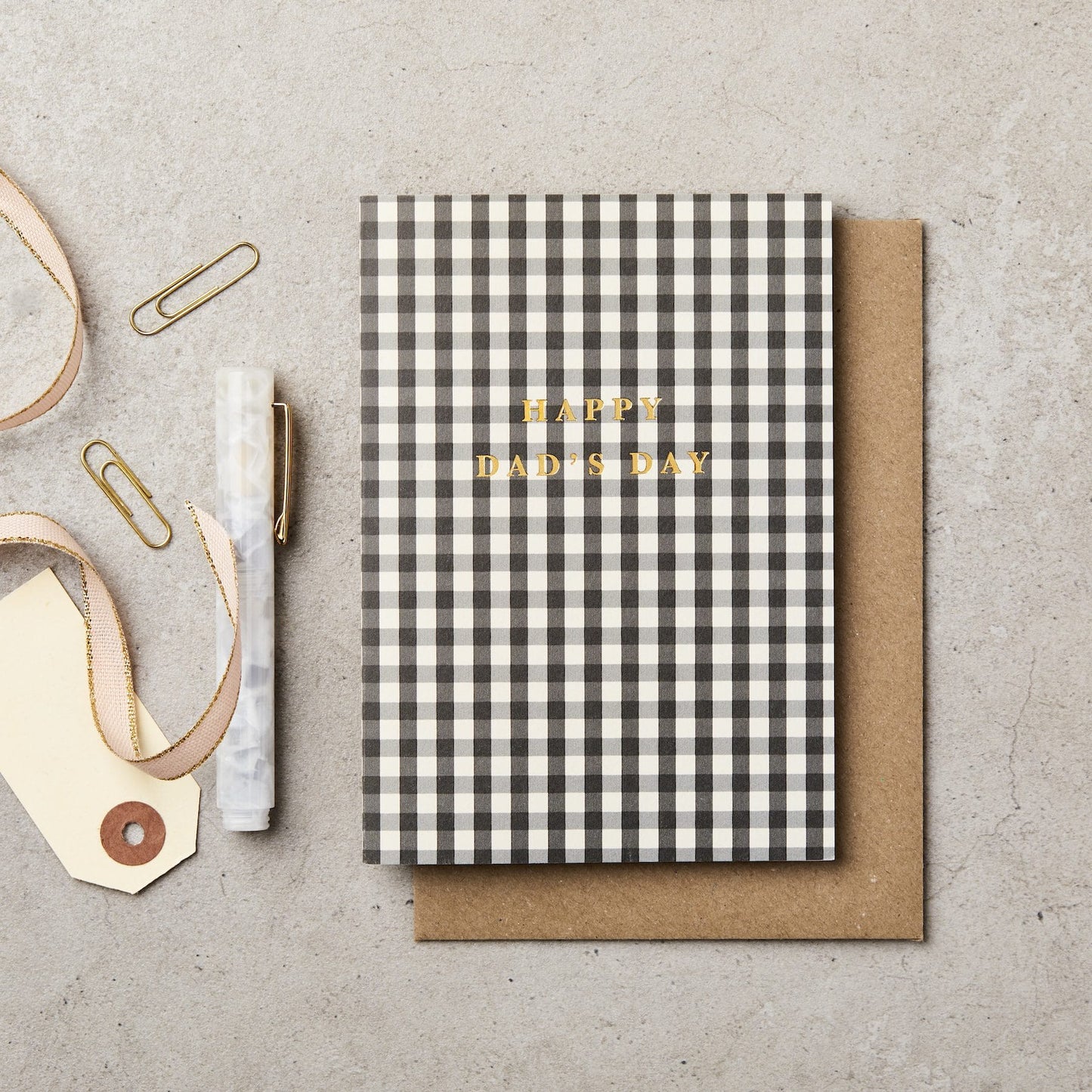 Gingham Happy Dads Day