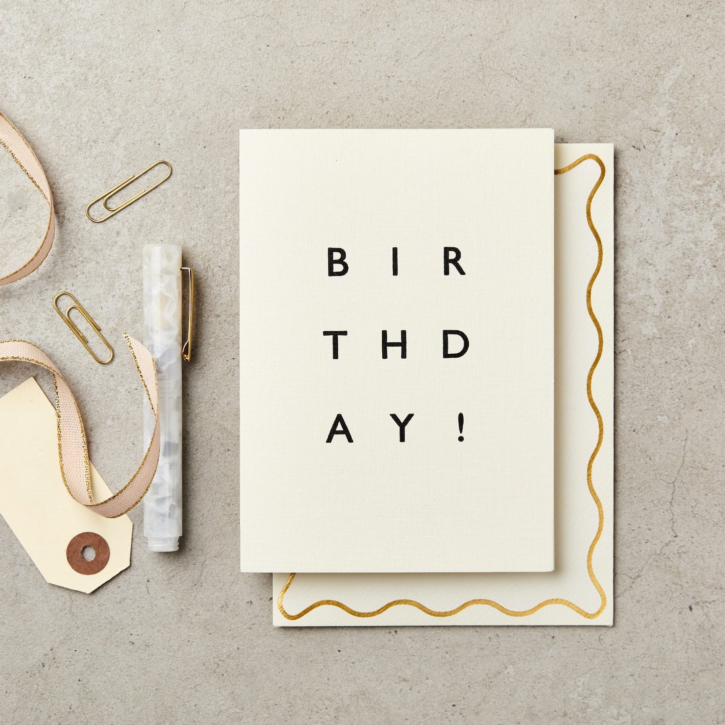BIRTHDAY! Card – luxury birthday card – Katie Leamon