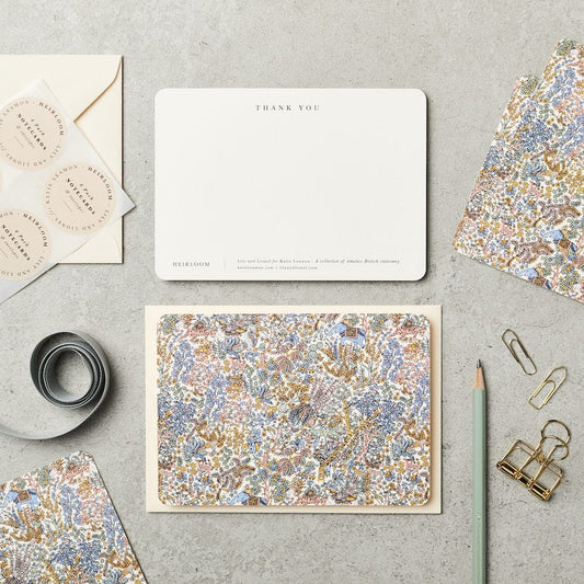 6pk Forest Ivory Notecards