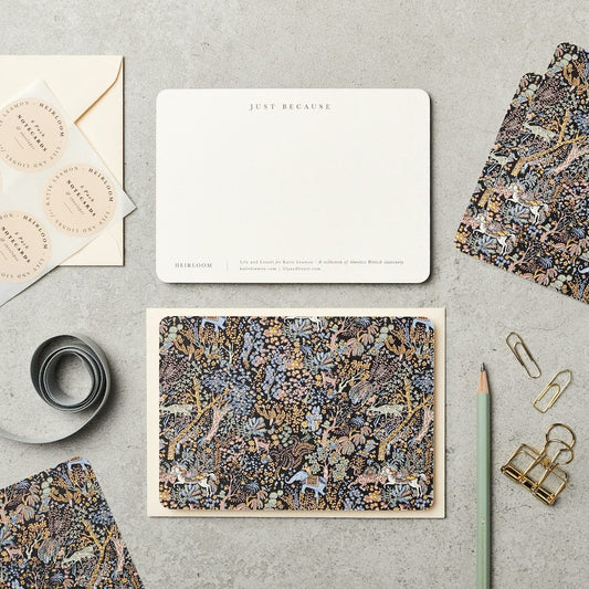 6pk Forest Dark Notecards