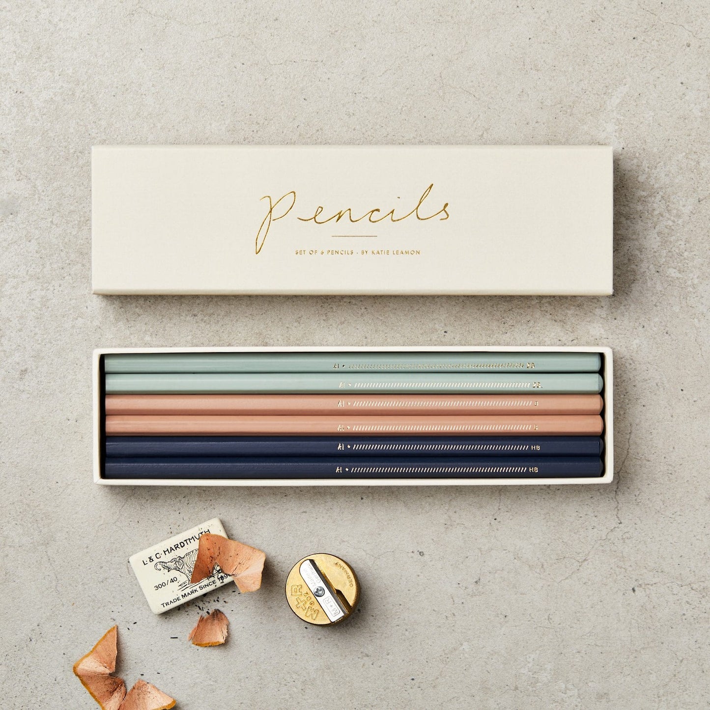 Assorted Box of 6 Pencils - Set 2