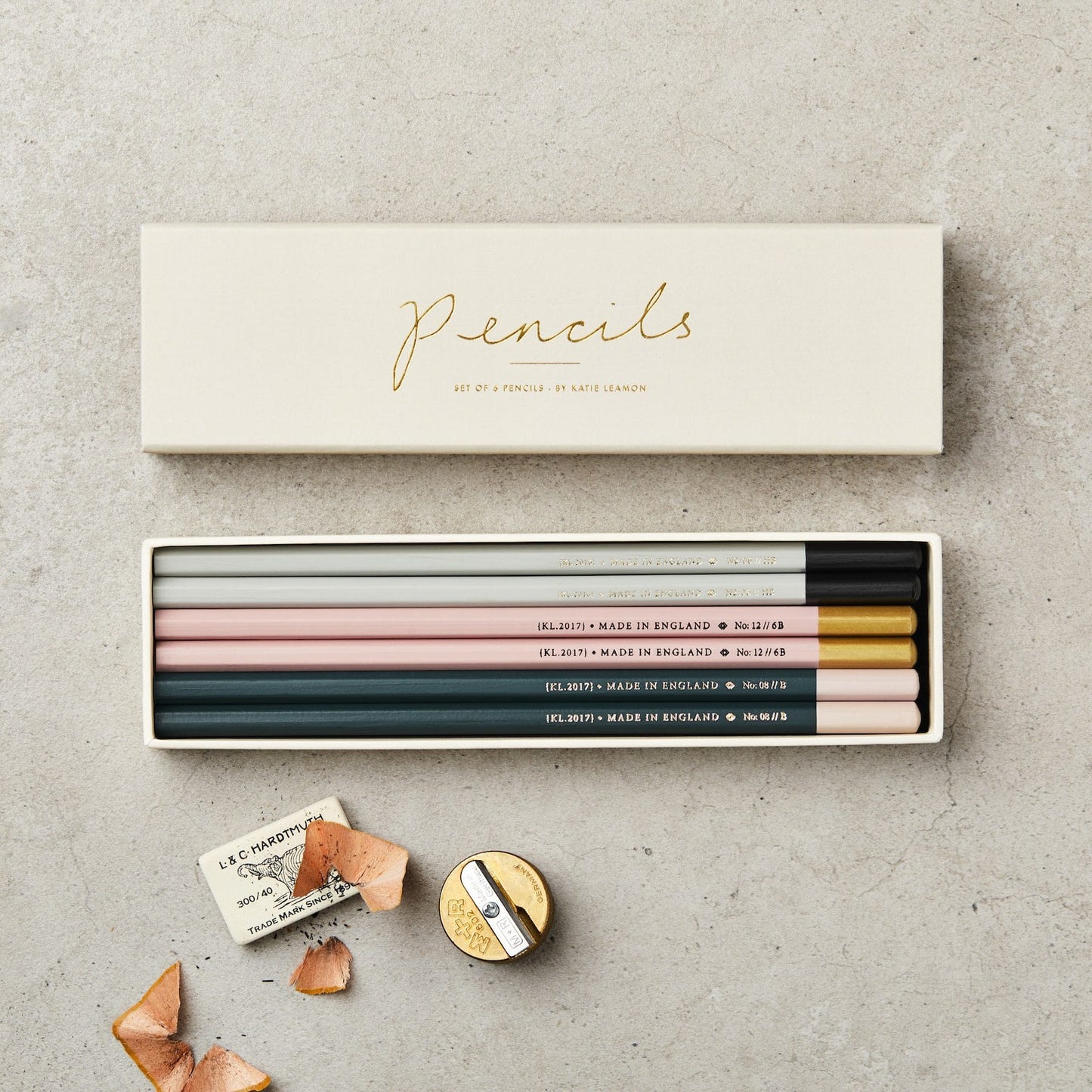 Assorted Box of 6 Pencils - Set 3