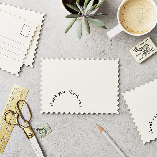 Katie Leamon Thank You Rainbow Postcard