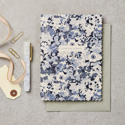 Bloom Scallop Thank You So Much Card