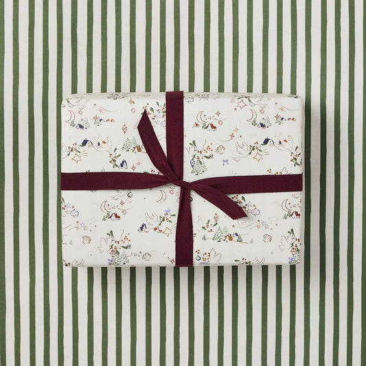 10 Sheets of L&L Christmas 24 Light Gift Wrapping Paper