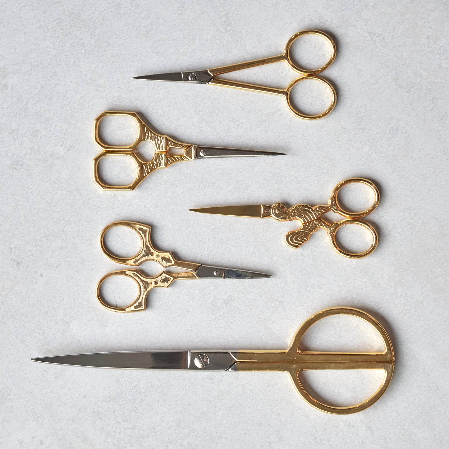 Silhouette Gold Scissors