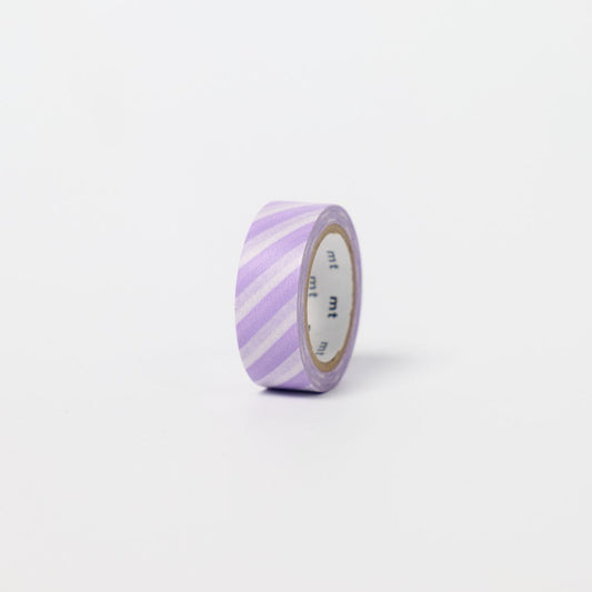 mt 1P deco - stripe lilac 2 washi tape