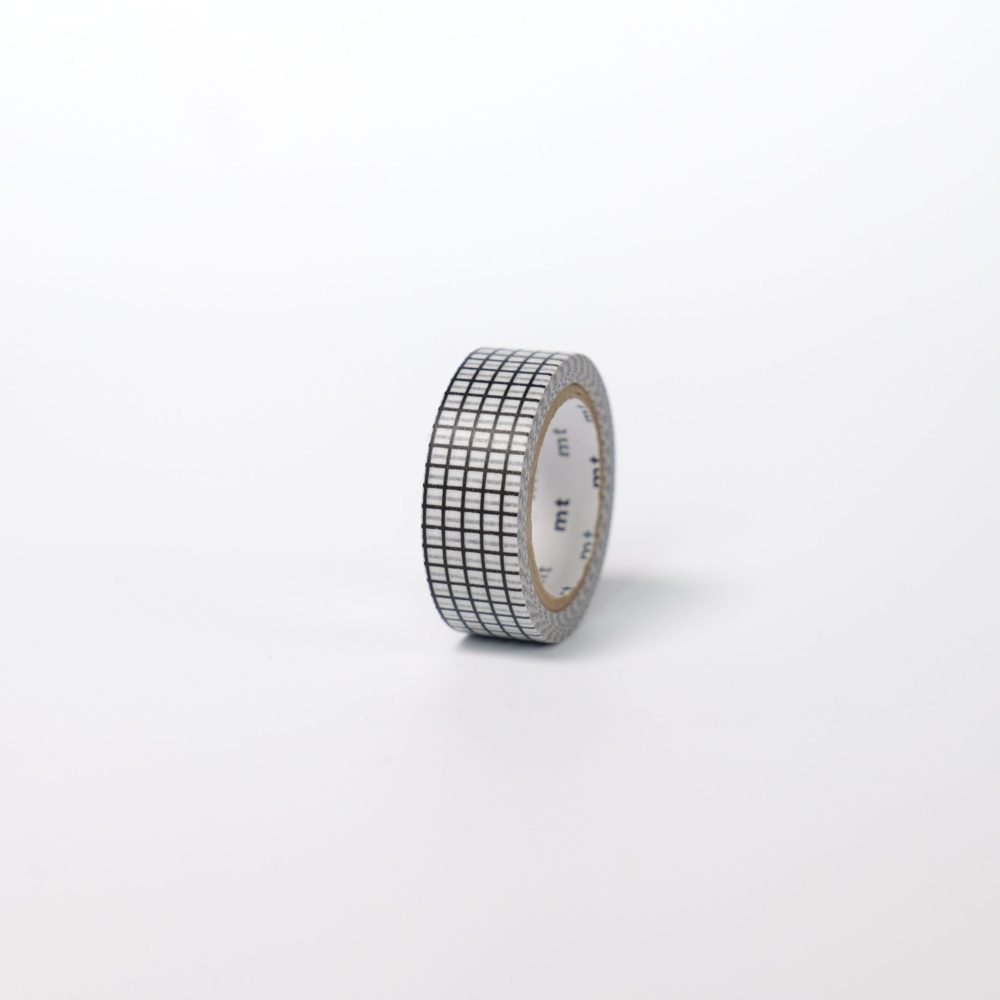 MT Masking Tape - Black Grid washi tape
