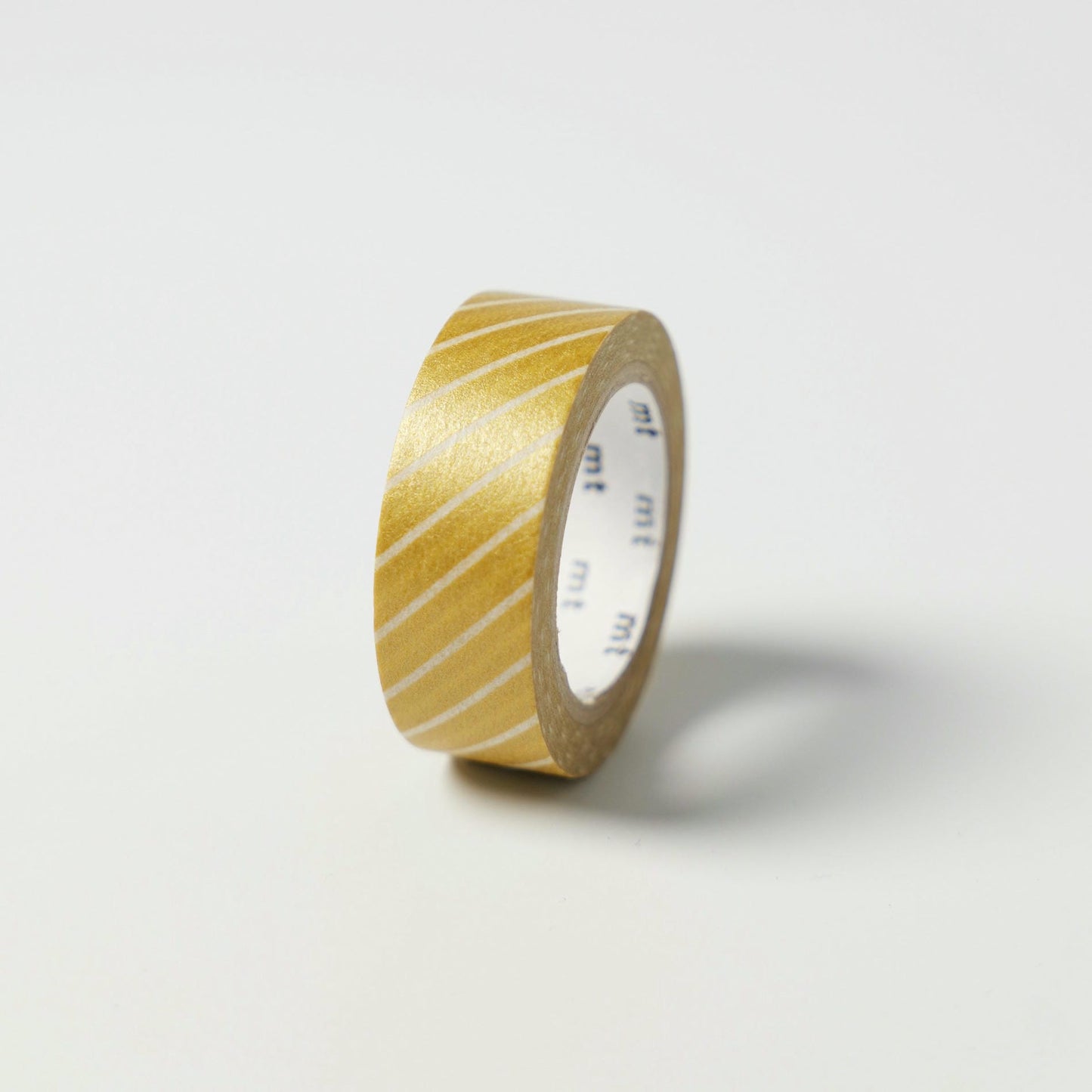 MT - Masking Tape Stripe Gold 1 washi tape