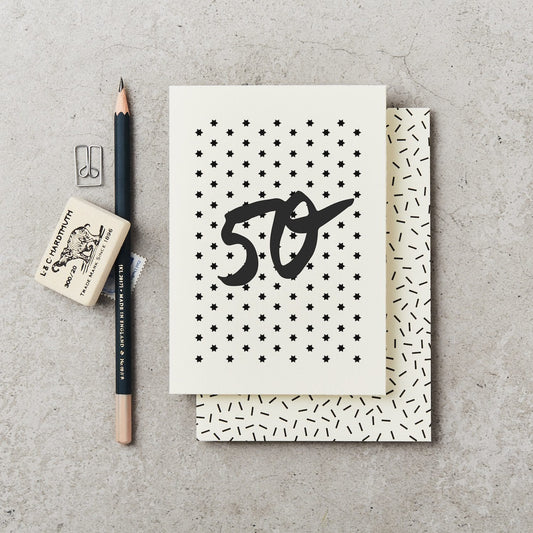 50th Birthday Card