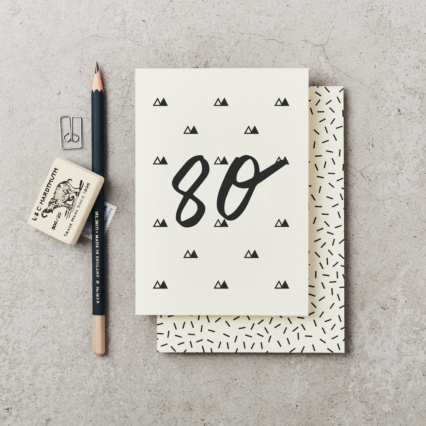 80th Birthday Card