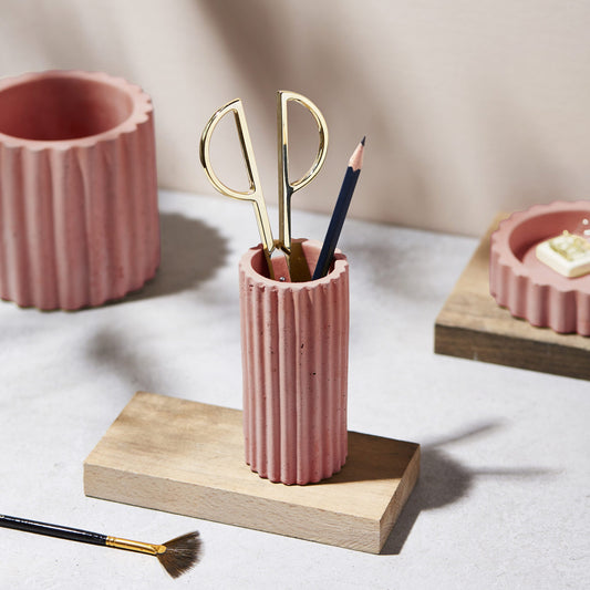 Concrete Pencil Pot in Oi Oi Saveloy