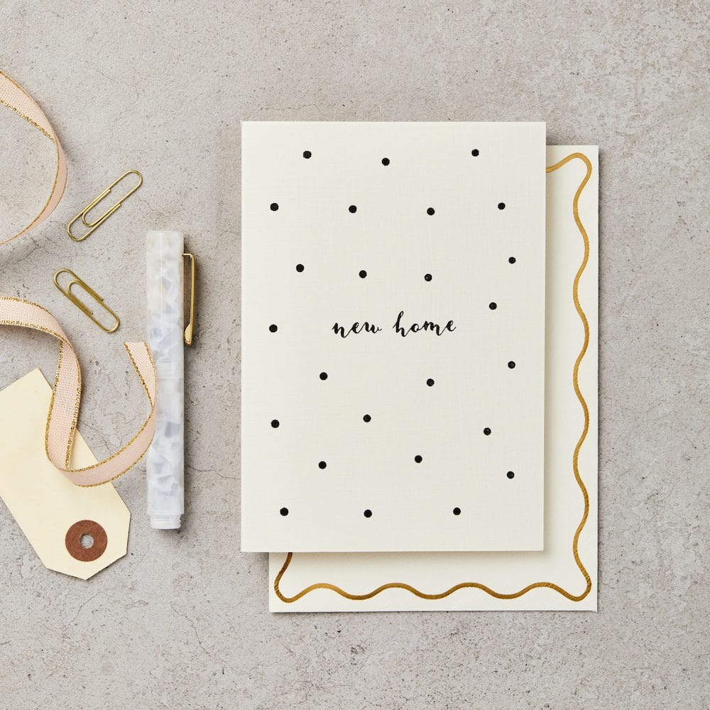 New Home Polka Dot Card