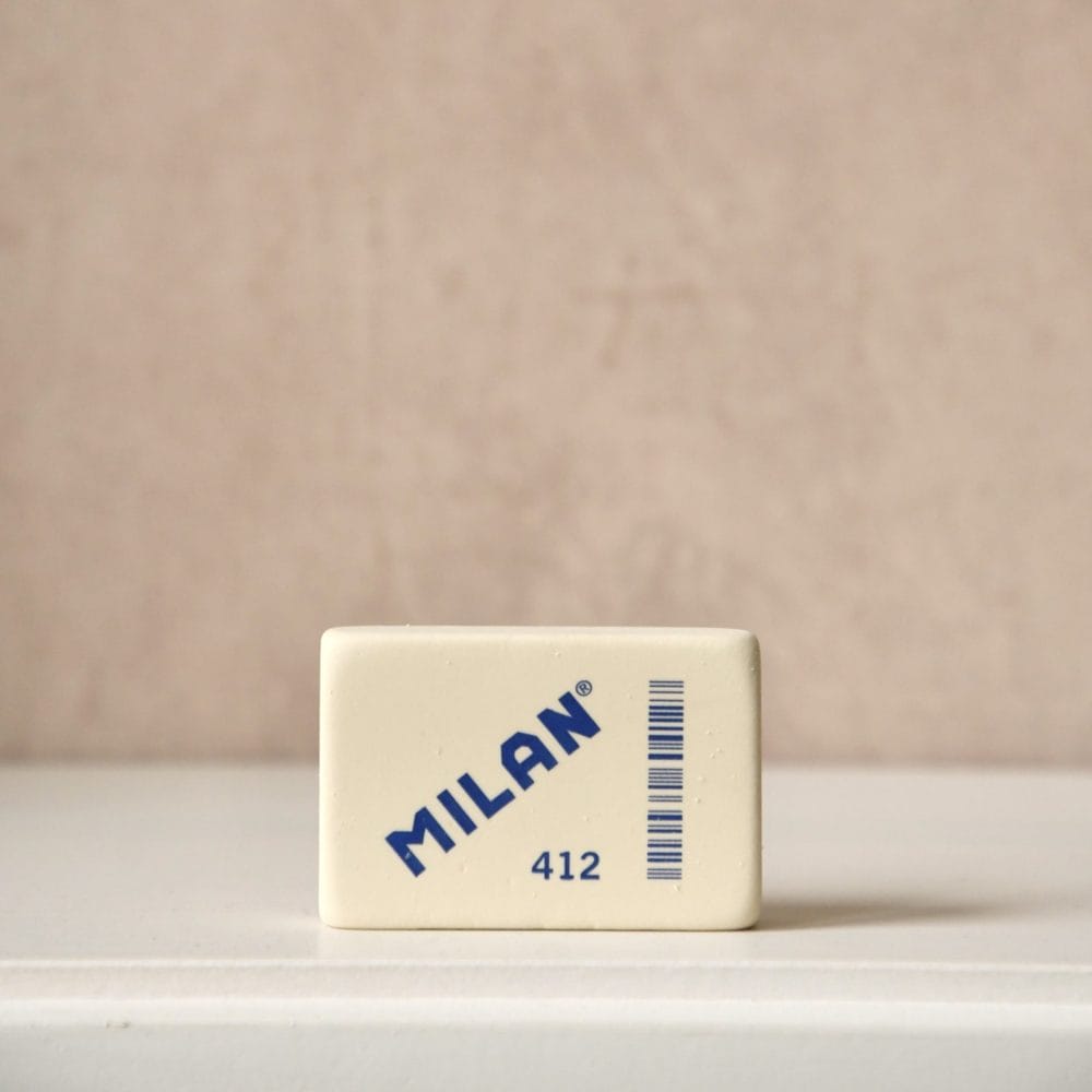 Milan // Synthetic Rubber Eraser 412 in Cream