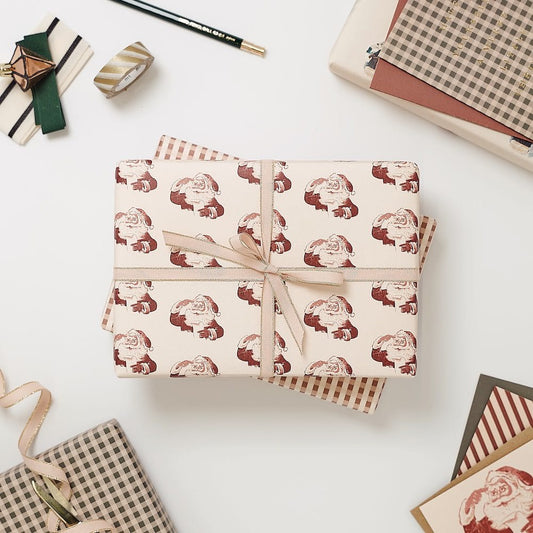 Santa's List Christmas Gift Wrapping Paper