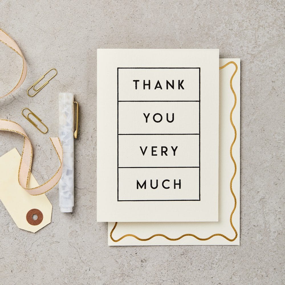 Thank You Boxed Card