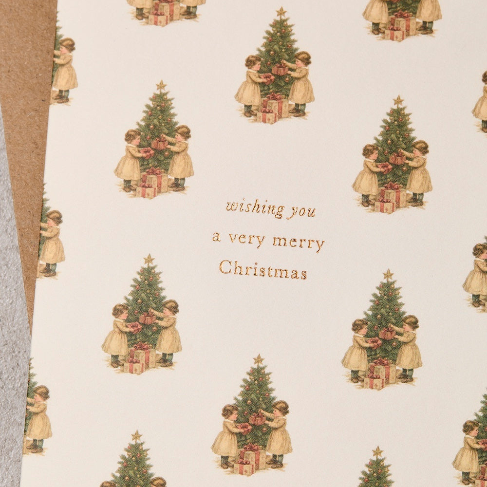 Vintage Tree Multi Christmas Card