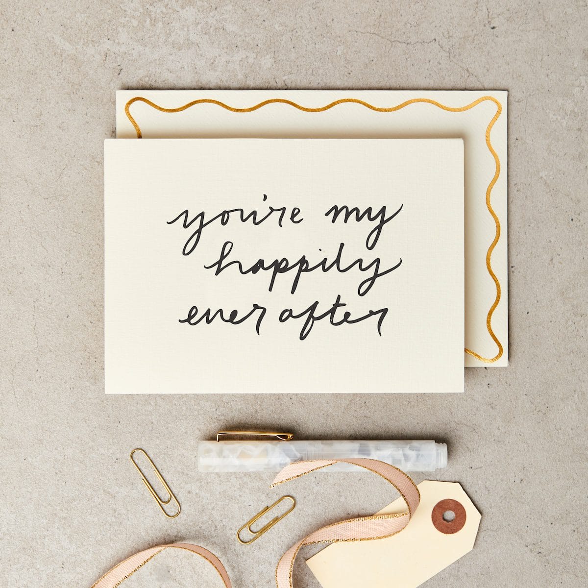 You're my Happily Ever After – wedding and engagement card – Katie Leamon