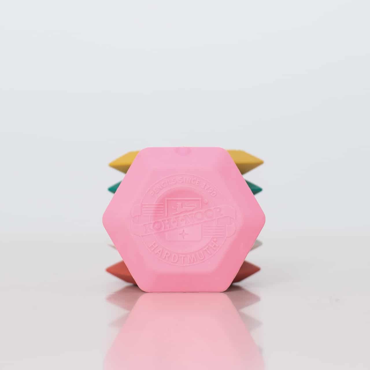 Koh-I-Noor Multi Coloured Hexagon Erasers