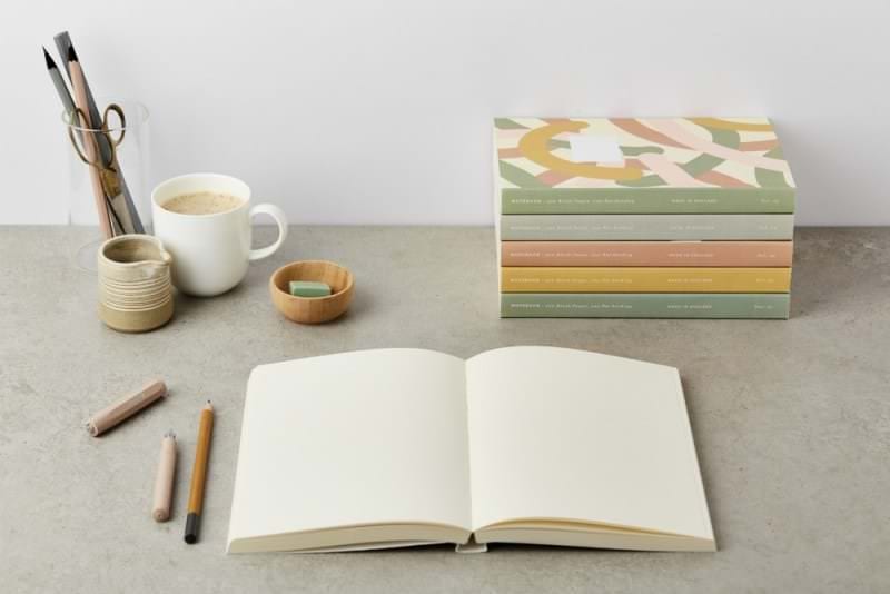 Blank 300 Page Lay Flat Notebook - Seconds