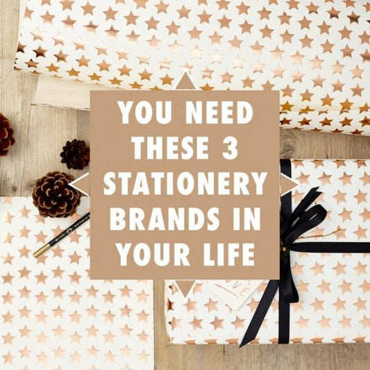 Found Some Paper: Top 3 Stationery Brands