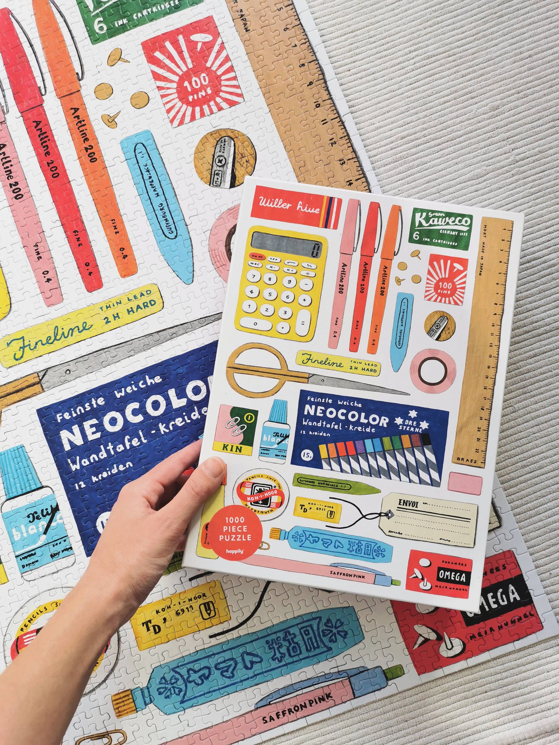 Stationery by Holly Maguire - 1,000 piece premium puzzle – luxury stationery – Katie Leamon