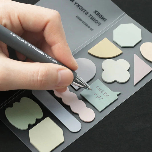 Index Point Sticky Notes in Foggy – notepad – Katie Leamon