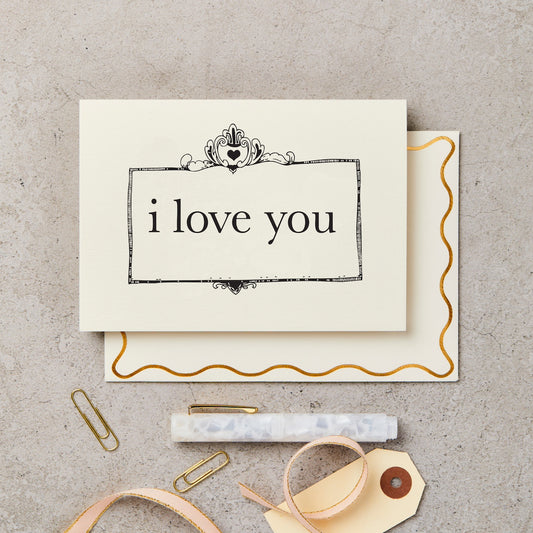 I Love You Framed Card