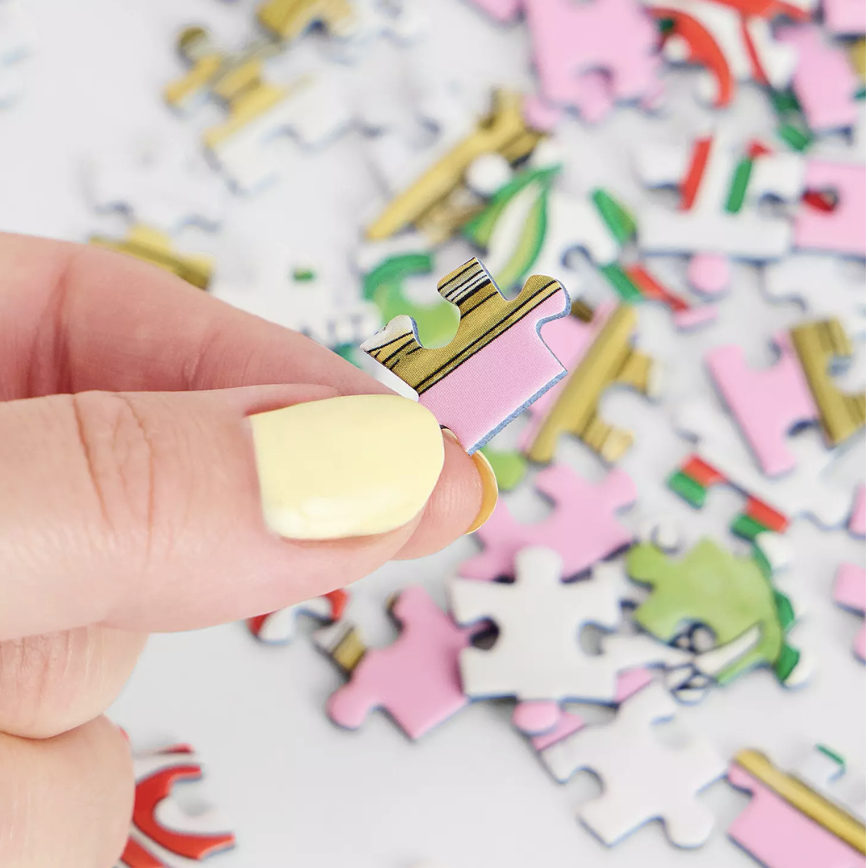 Olives - 99 Piece Mini Jigsaw Puzzle – luxury stationery – Katie Leamon