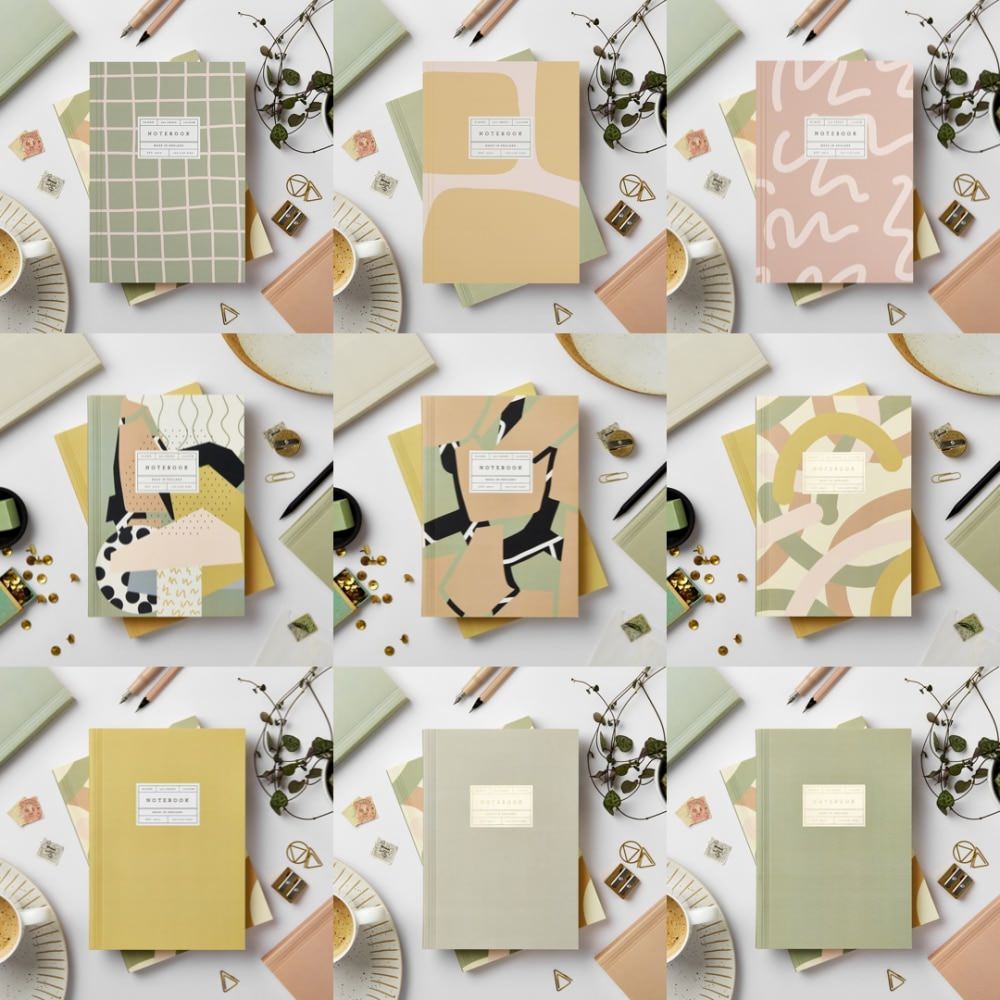 Seconds Lay Flat Notebook – luxury notebook – Katie Leamon