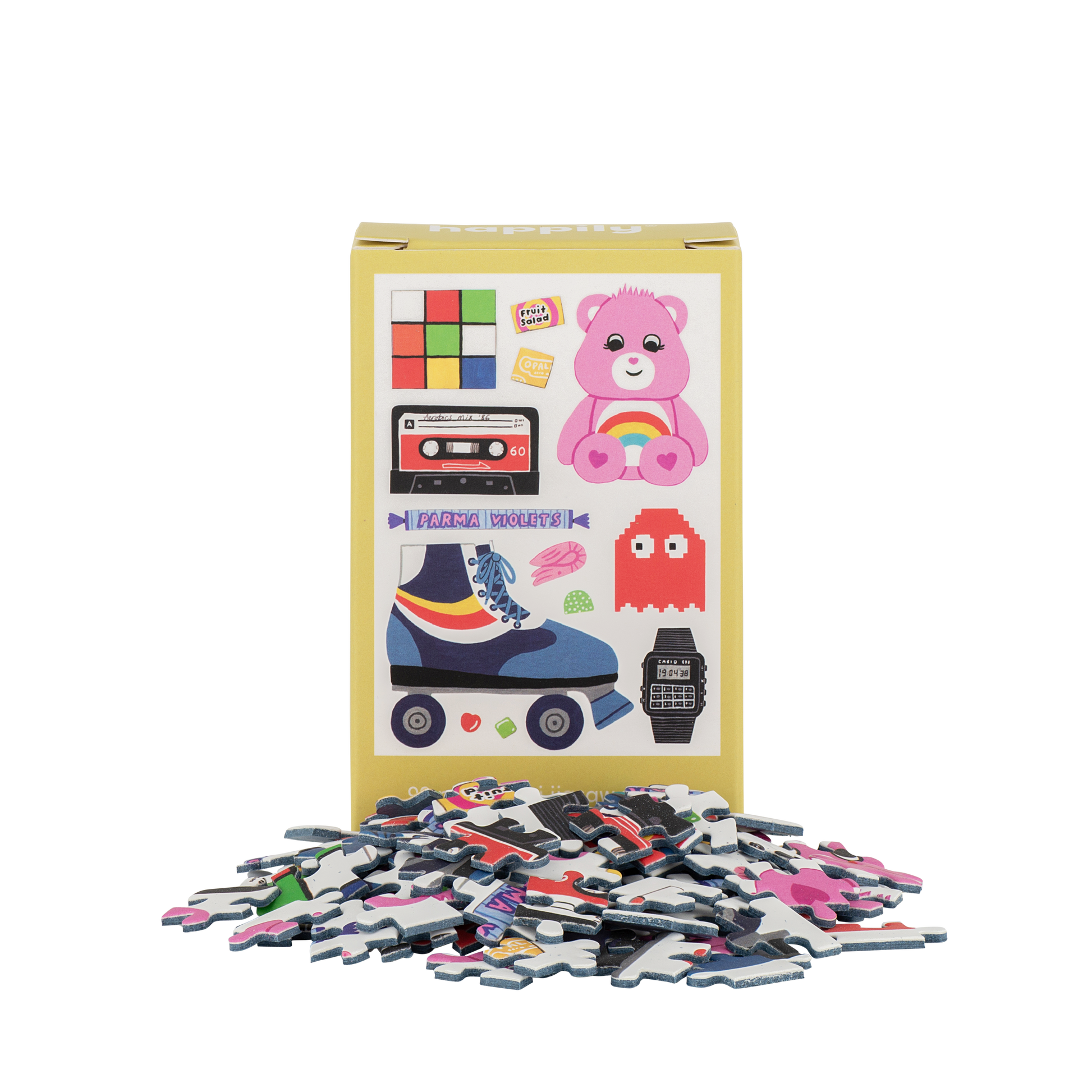 Retro 80's - 99 Piece Mini Jigsaw Puzzle – luxury stationery – Katie Leamon